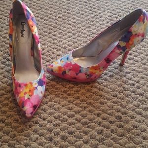 Floral heels
